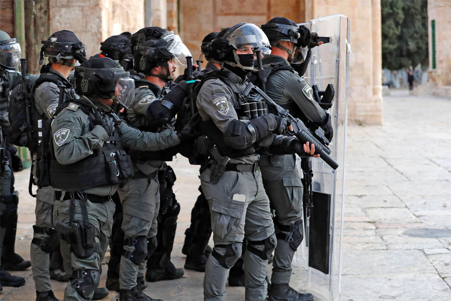 The violence had abated this week following the end of Passover