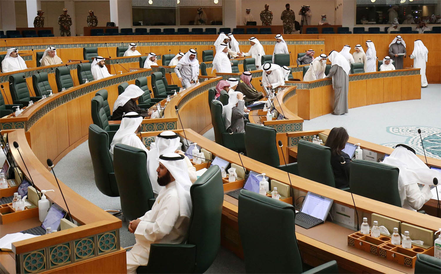 Kuwait has struggled to defuse a standoff between members of the Gulf's only elected parliament and the government 