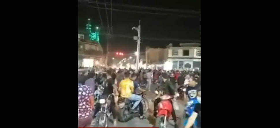 Footage widely circulating on social media showed several other protests in Khuzestan