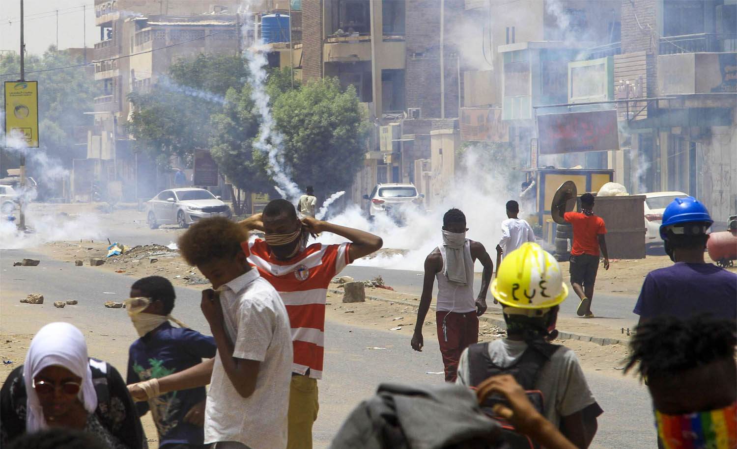 The two protesters were killed in during protests in Khartoum’s Kalakla neighborhood
