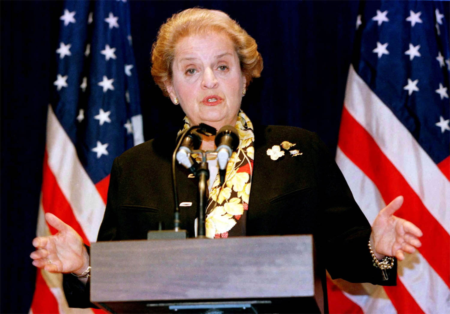 Madeleine Albright was the first woman to serve as American secretary of state (1997-2001)