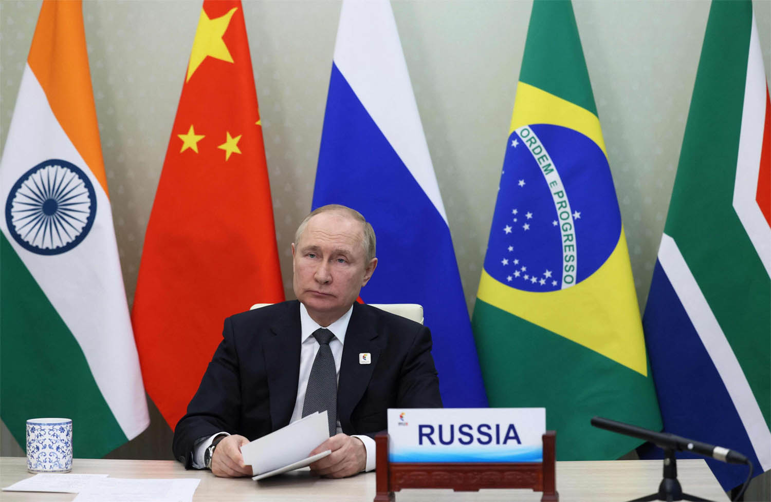 The BRICS group includes Brazil, Russia, India, China and South Africa 