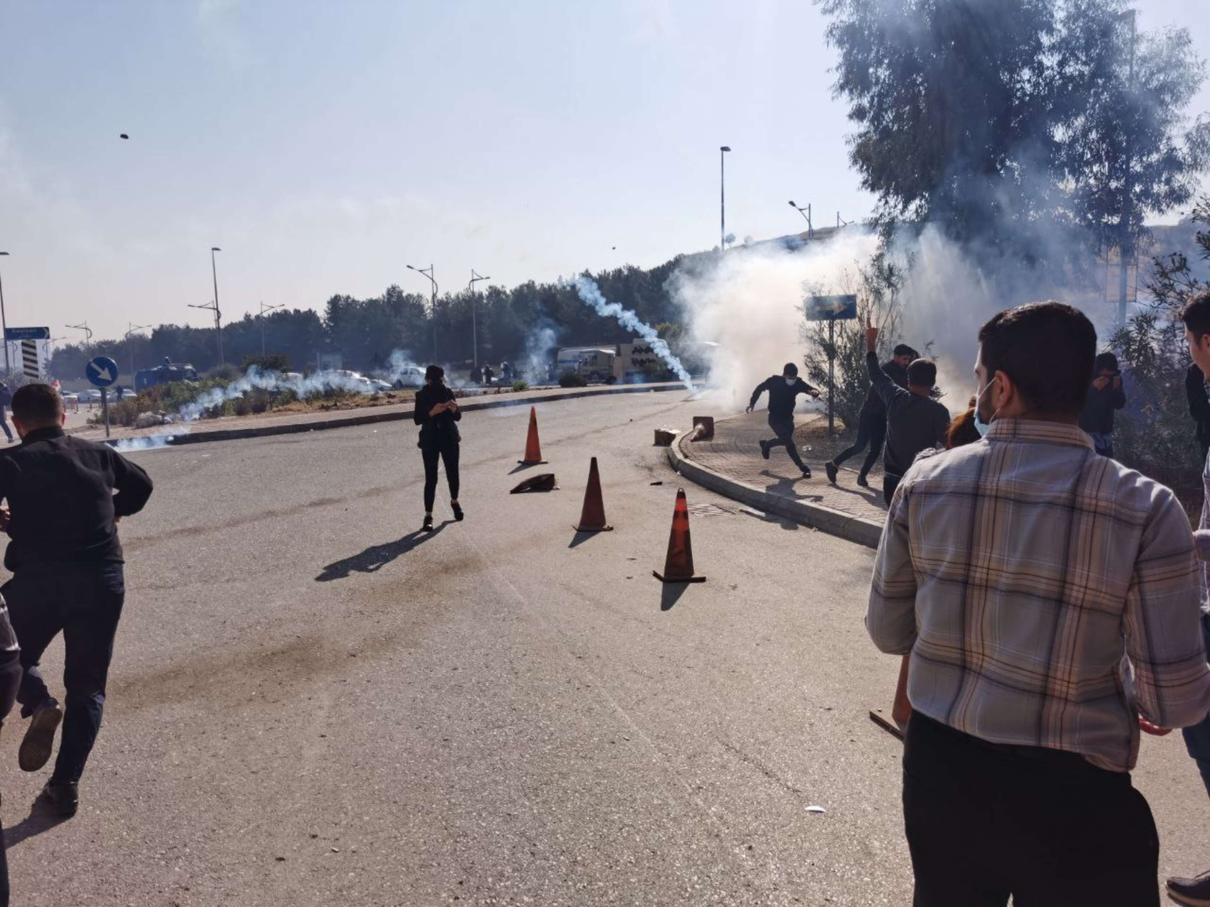 احتجاجات طلابية بإقليم كردستان