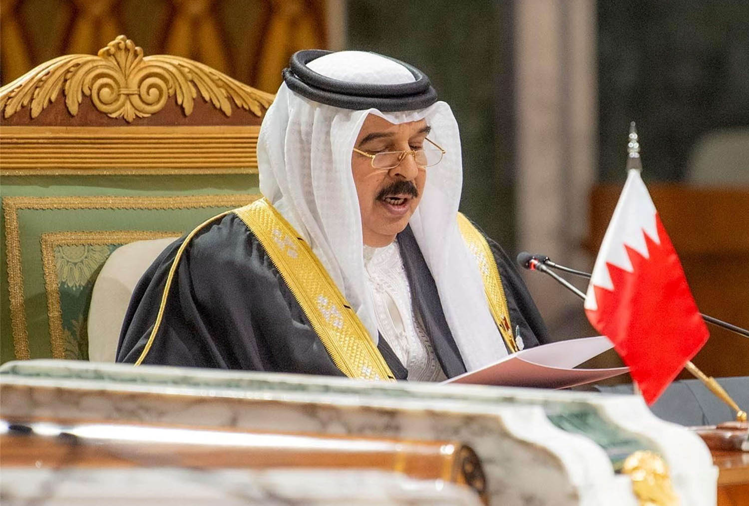 Bahrain's King Hamad bin Isa al-Khalifa 