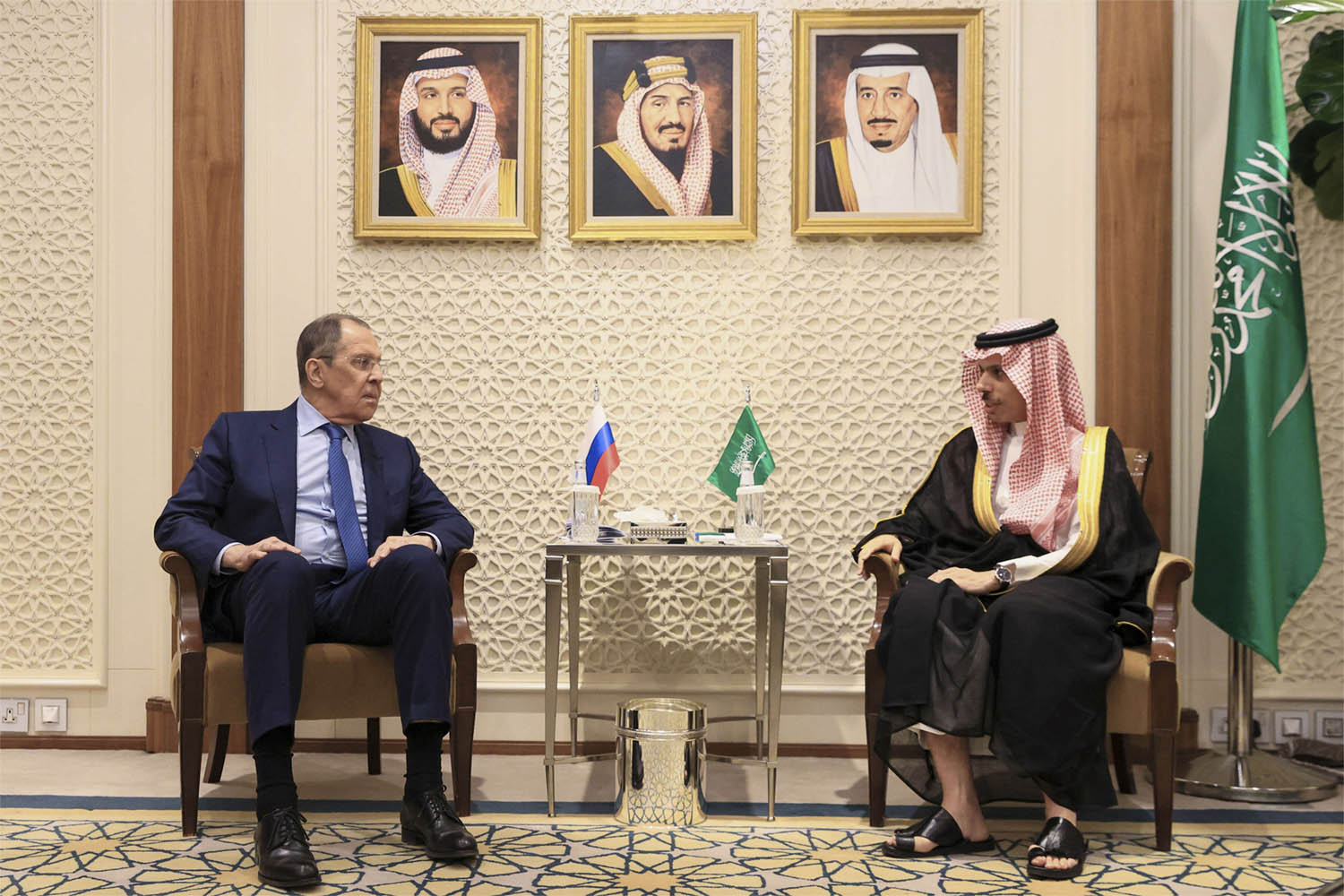 Lavrov met Saudi counterpart Prince Faisal bin Farhan Al Saud 