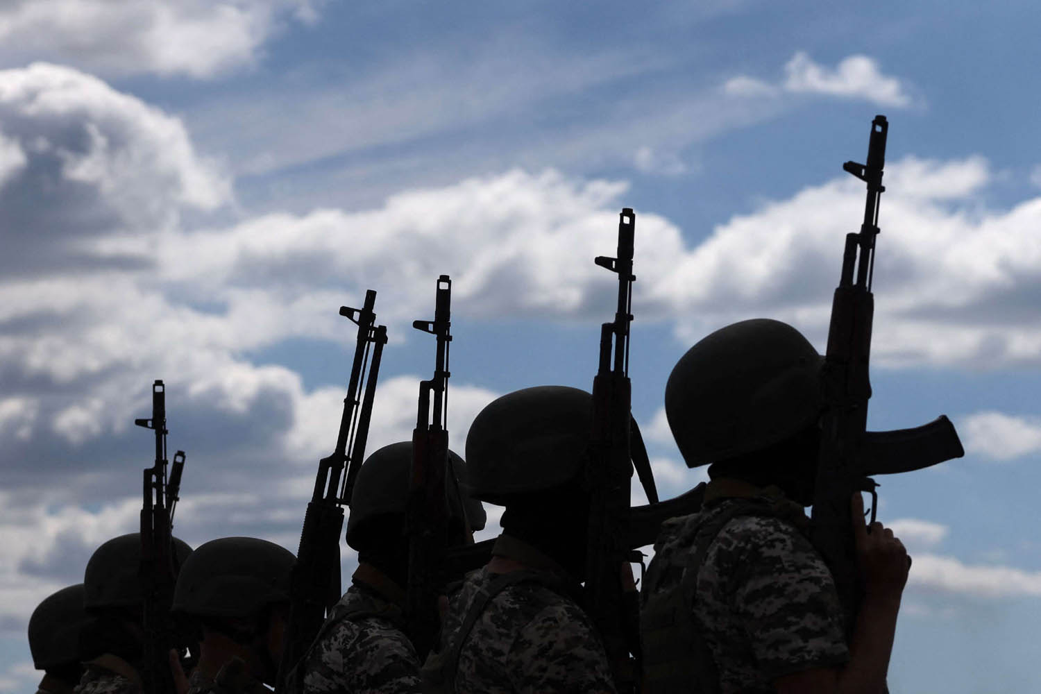 جنود أوكرانيون في مدينة أوديسا