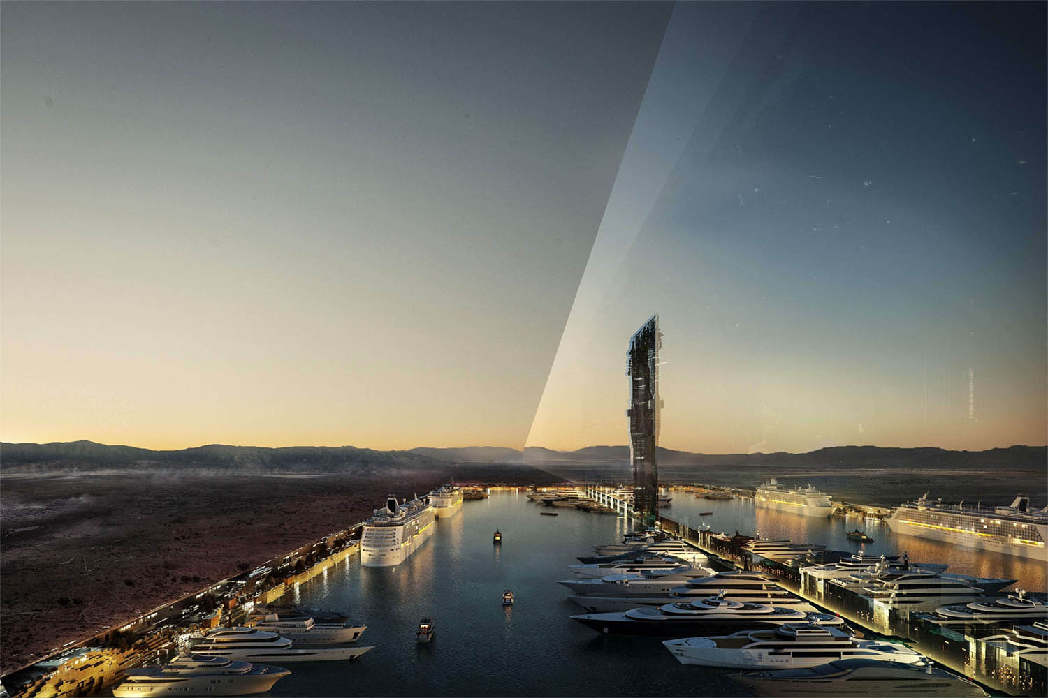 The city is 200 metres wide and running on 100% renewable energy