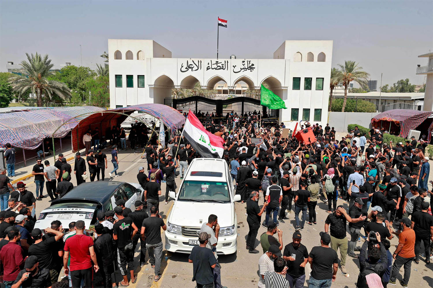 Al-Sadr last Wednesday gave the judiciary a week to dissolve parliament