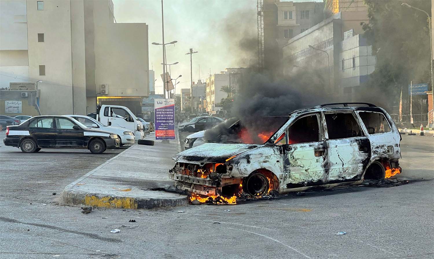 The fighting is highly likely part of ongoing power struggle between Dbeibah and his rival PM Fathy Bashagha 