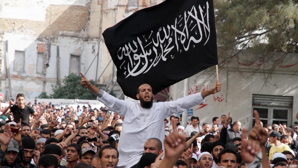 مظاهرة نظمها سلفيون بالعاصمة التونسية 