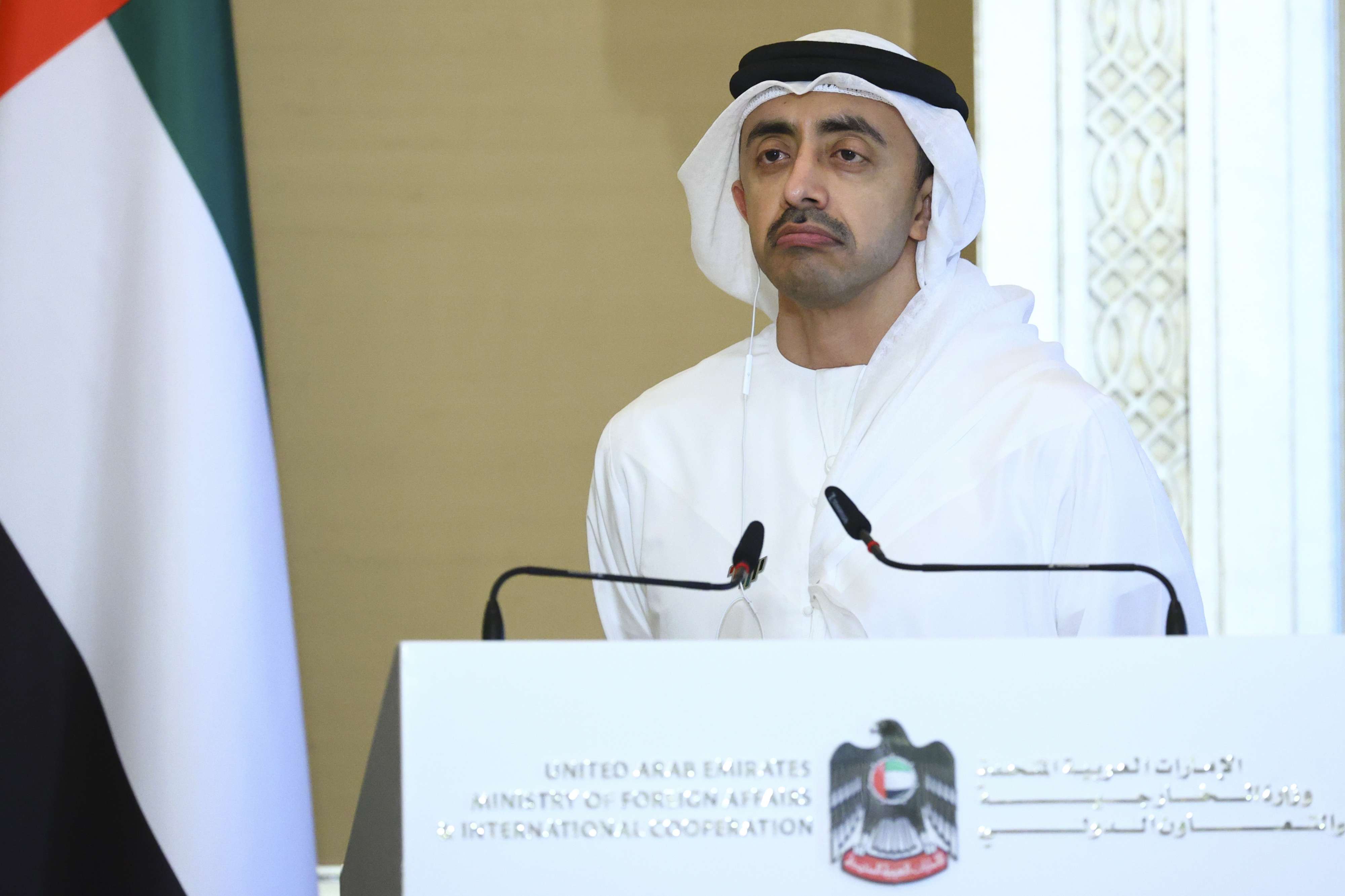 الشيخ عبدالله بن زايد وزير الخارجية الإماراتي