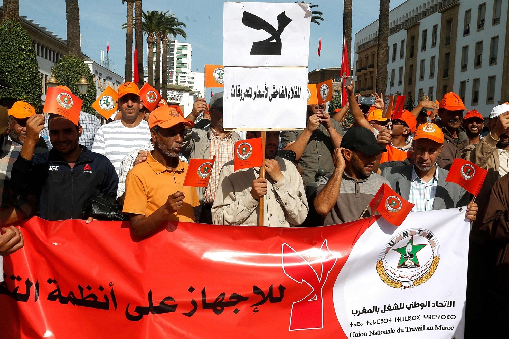 احتجاج باهت وضعيف يعكس فشل الاخوان في اختبار ورقة الشارع