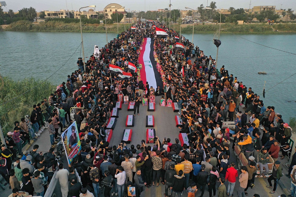 اي حكومة لا تلبي تطلعات العراقيين ستواجه على الأرجح باحتجاجات حاشدة