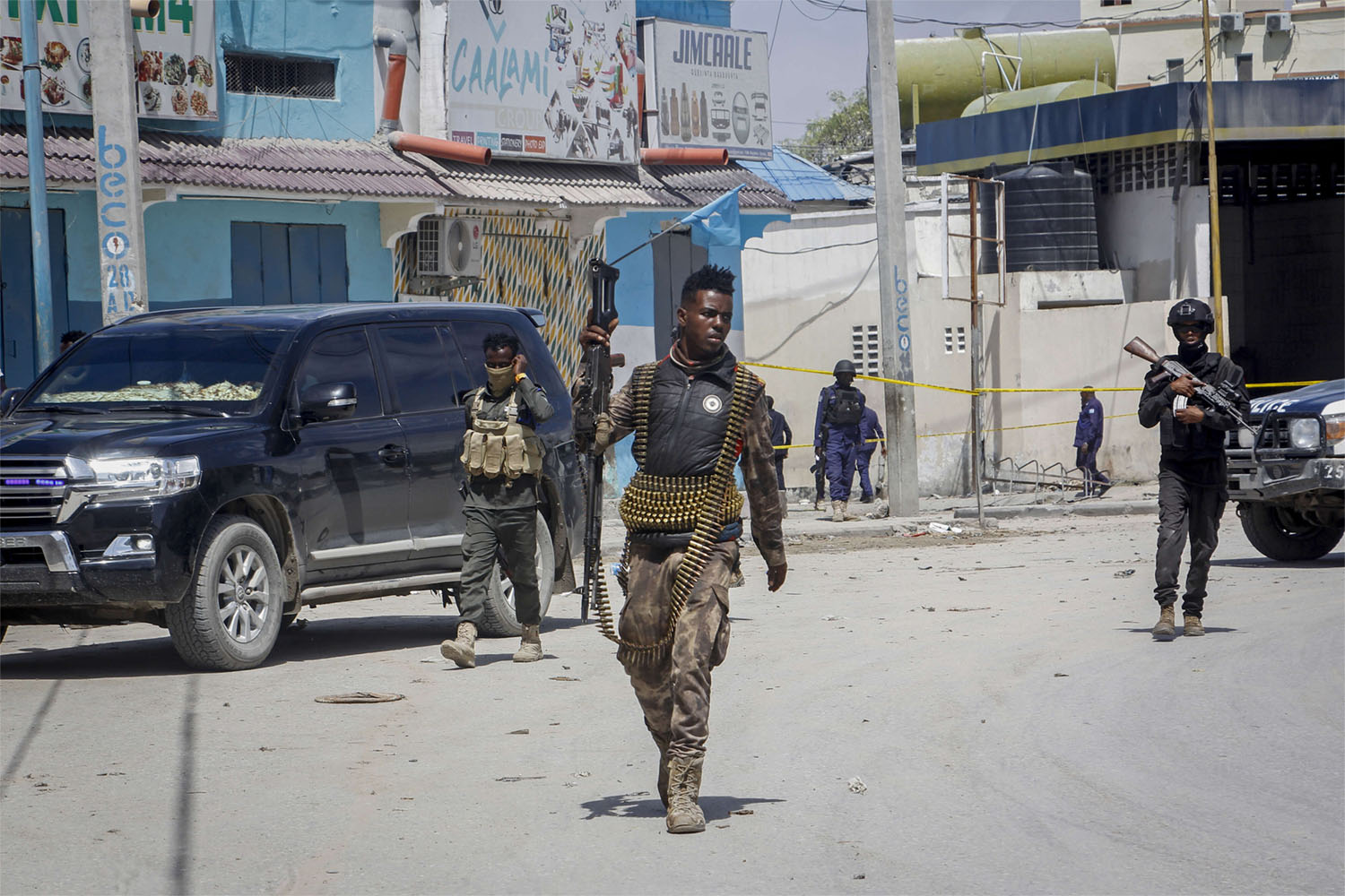 Somalia's military is supported by US troops and drones and an African Union peacekeeping mission