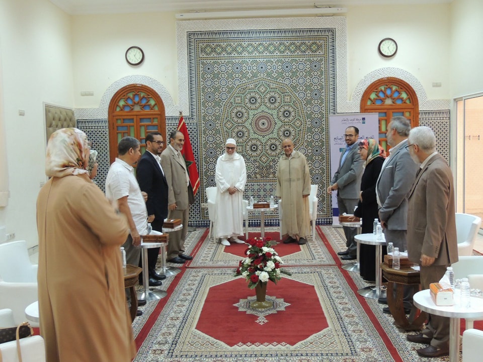 صورة لقادة العدل والاحسان من صفحة الجماعة على فيسبوك