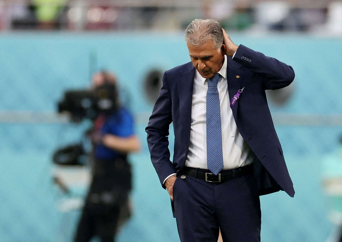 المدرب البرتغالي لتخطي المنتخب الايراني الدور الاول رغم الضغوط