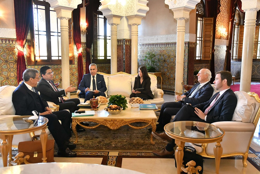 دي ميستورا يواصل اللقاءات التشاورية لاعطاء دفعة للمفاوضات السياسية حول نزاع الصحراء