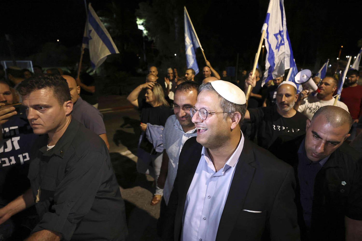 بن غفير دعا في السابق لطرد العرب والفلسطينيين