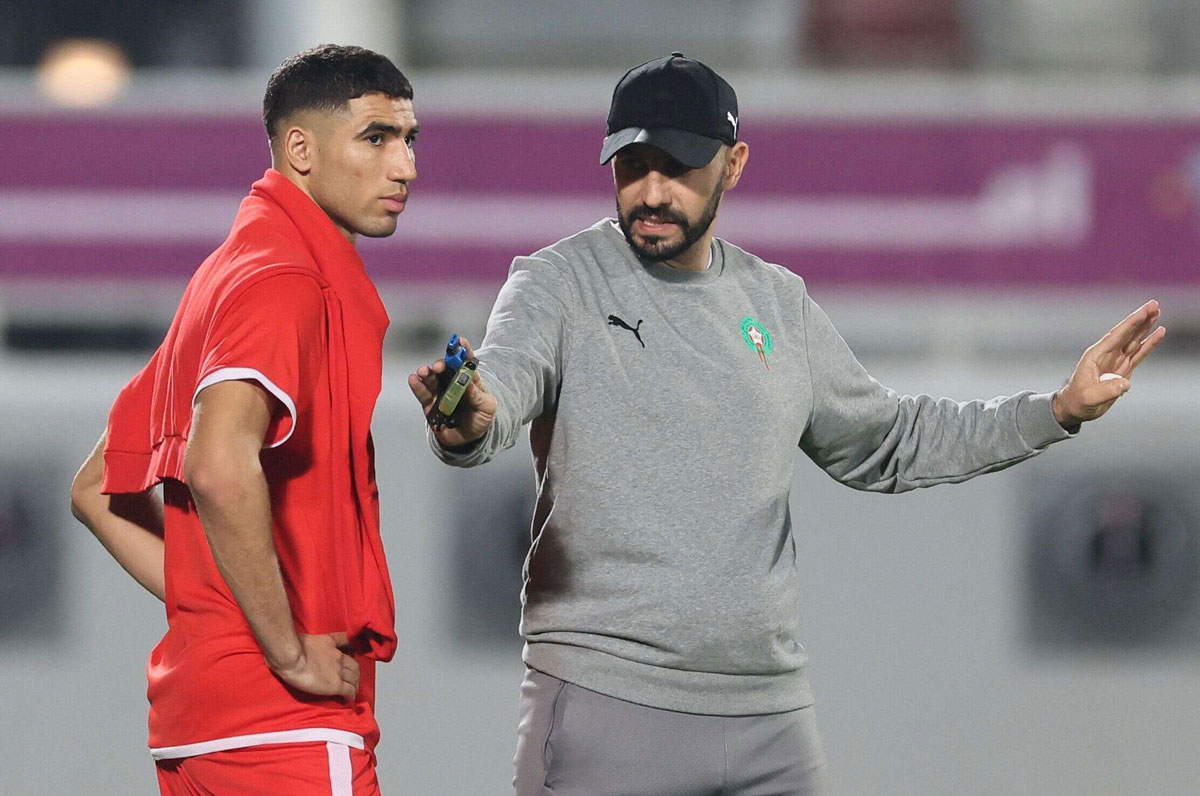 الركراكي فخور بلاعبيه والملك والشعب المغربي