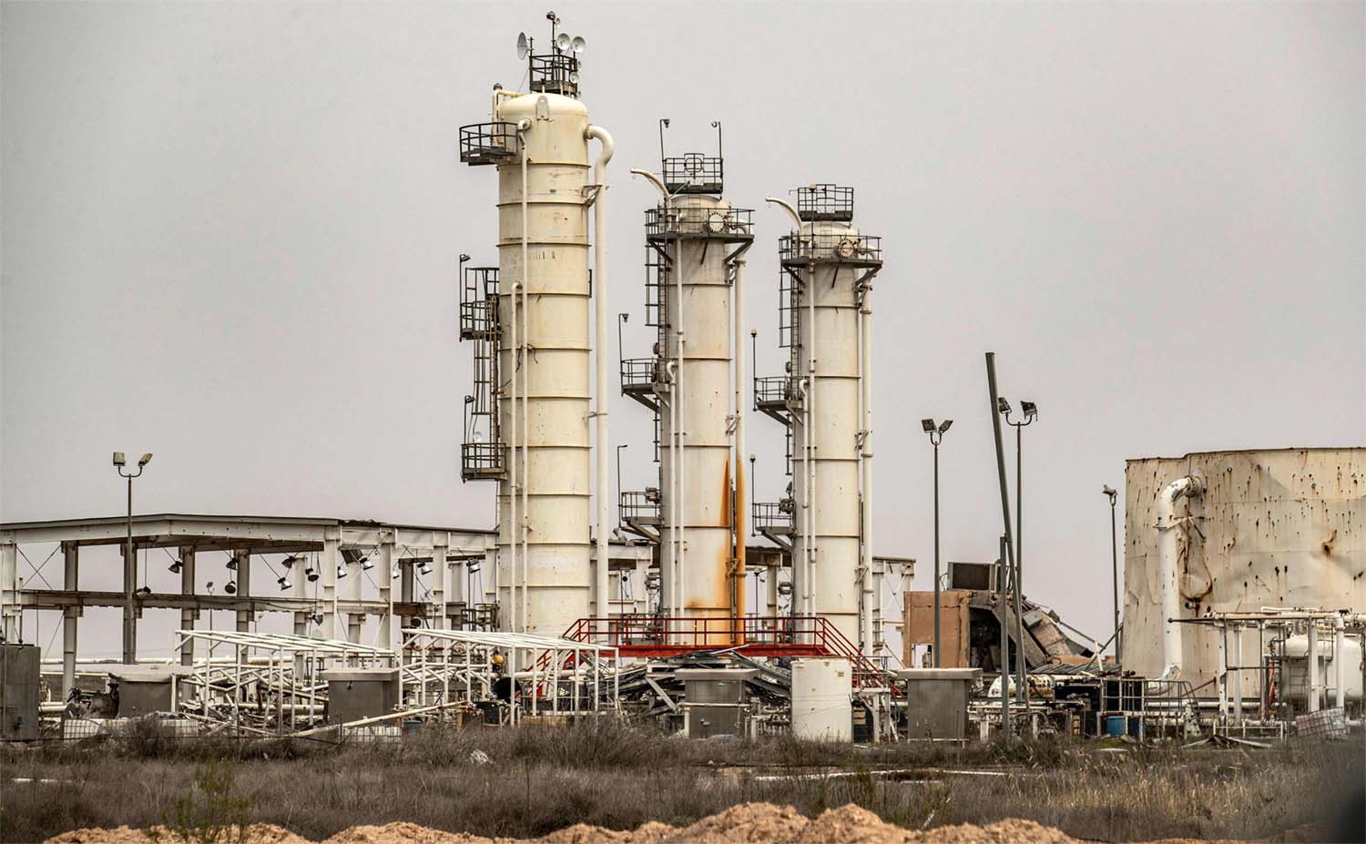 Oil field in Deir Ezzor