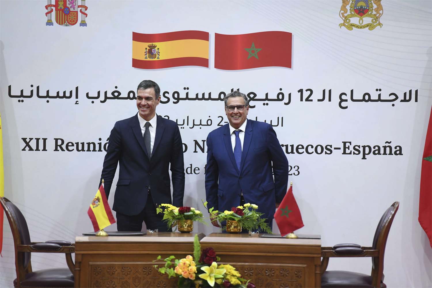 Spanish and Moroccan PMs