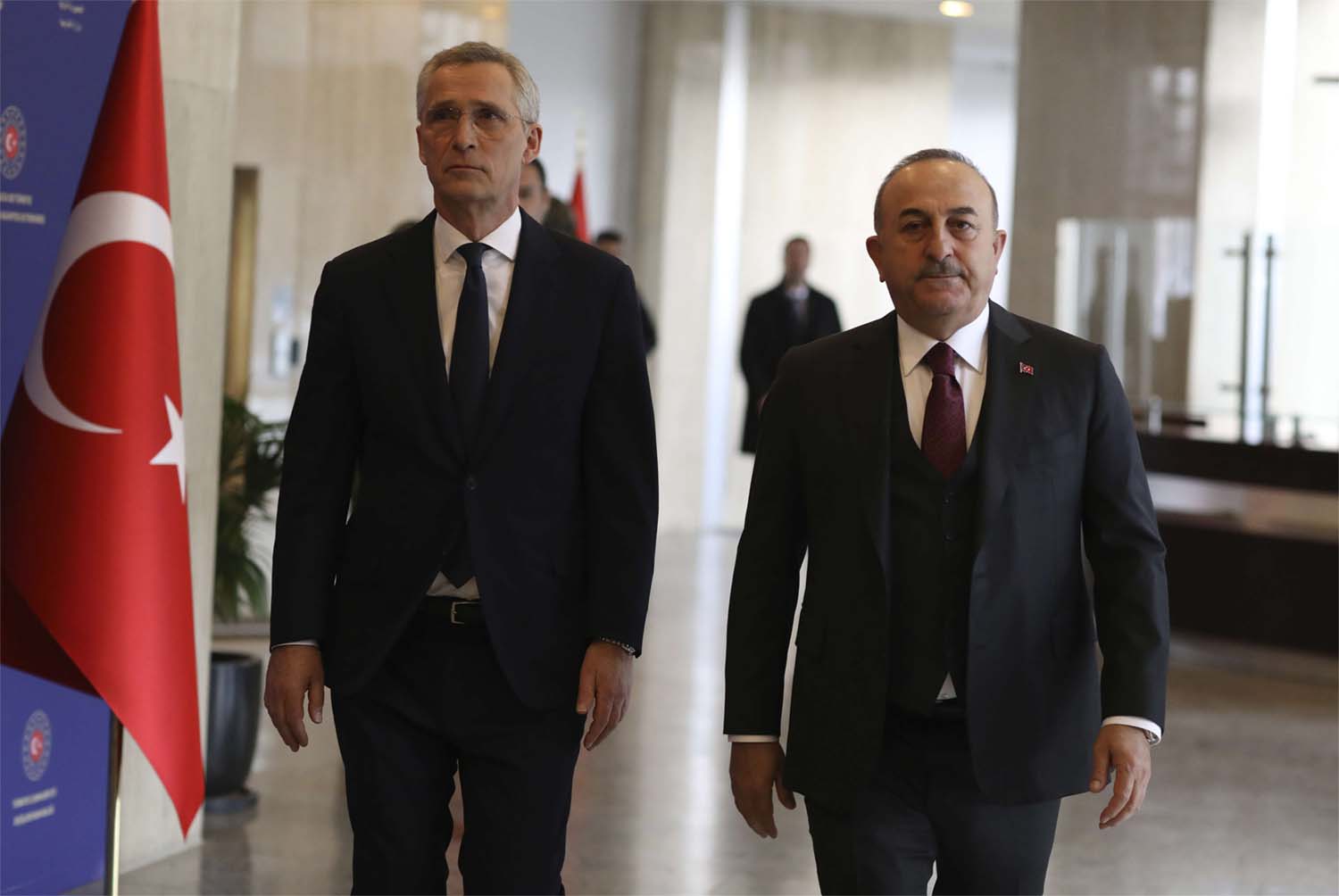 Cavusoglu to Stoltenberg: At the moment, we have not yet seen the concrete steps we want