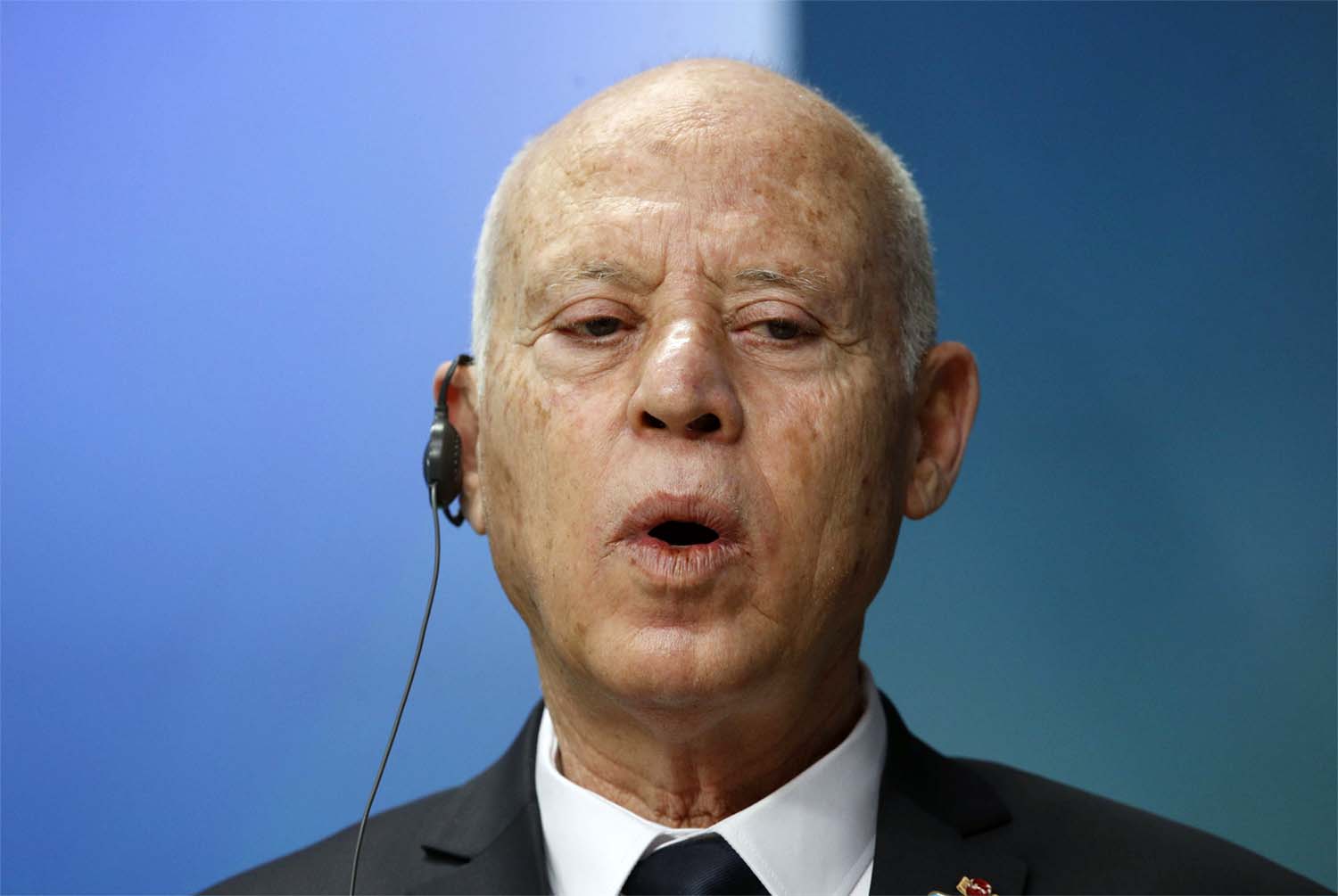 Saied painted his crackdown on illegal migration as being a campaign against human trafficking 