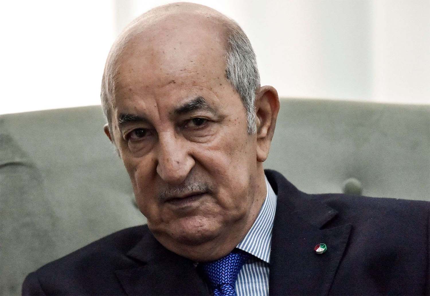 Algerian President Abdelmadjid Tebboune