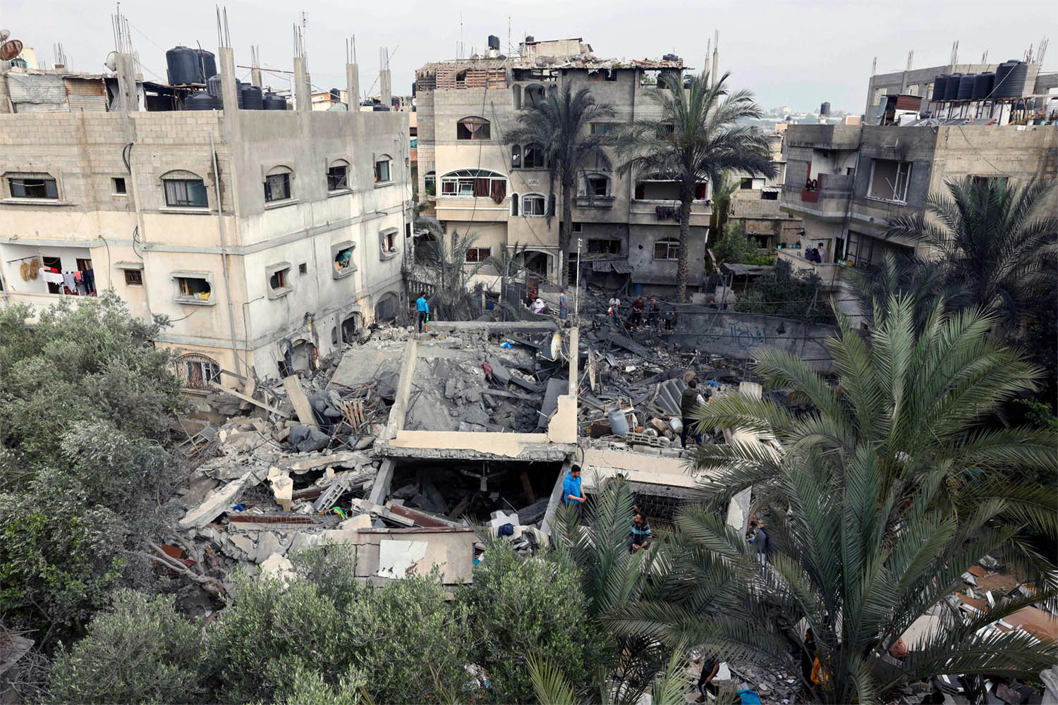 In Gaza, businesses and schools remained closed