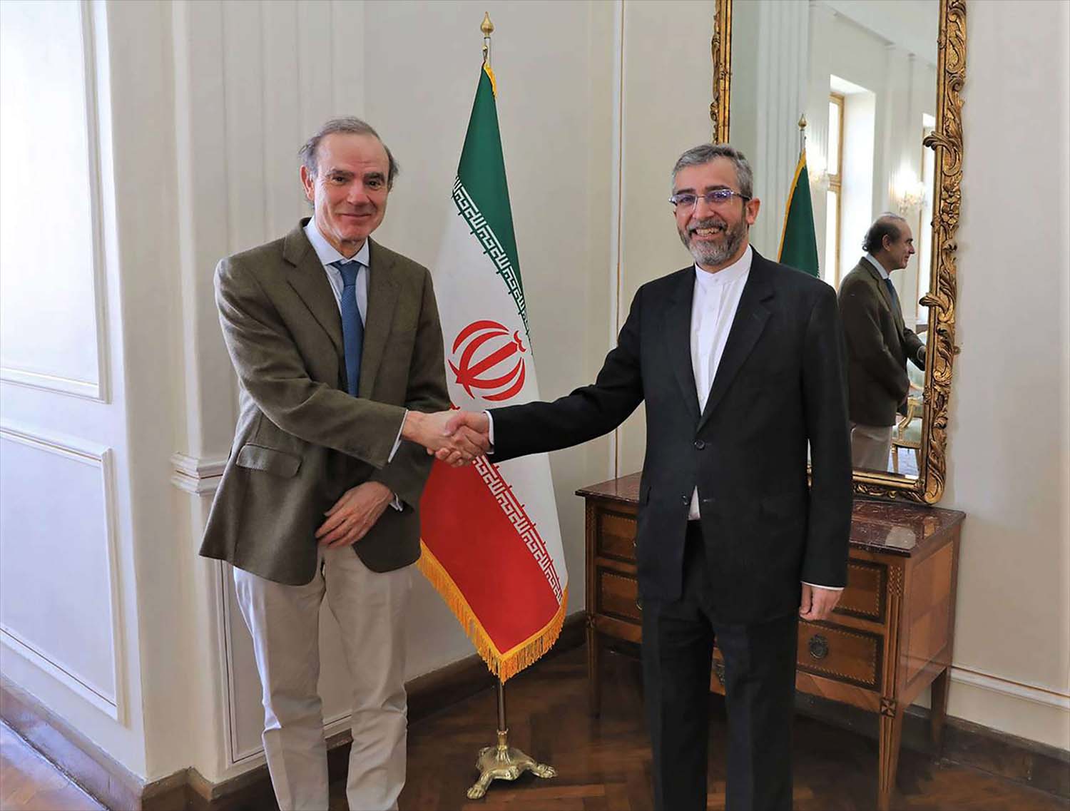 The meeting between Bagheri and Mora was held in Doha