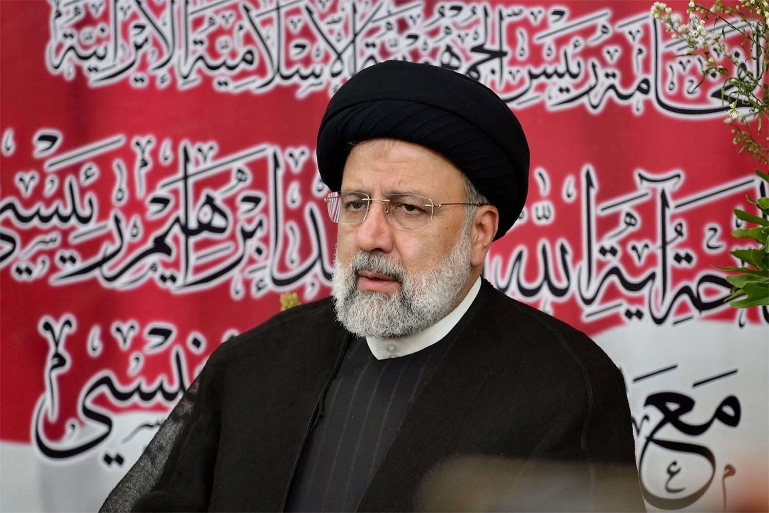 Iranian President Ebrahim Raisi