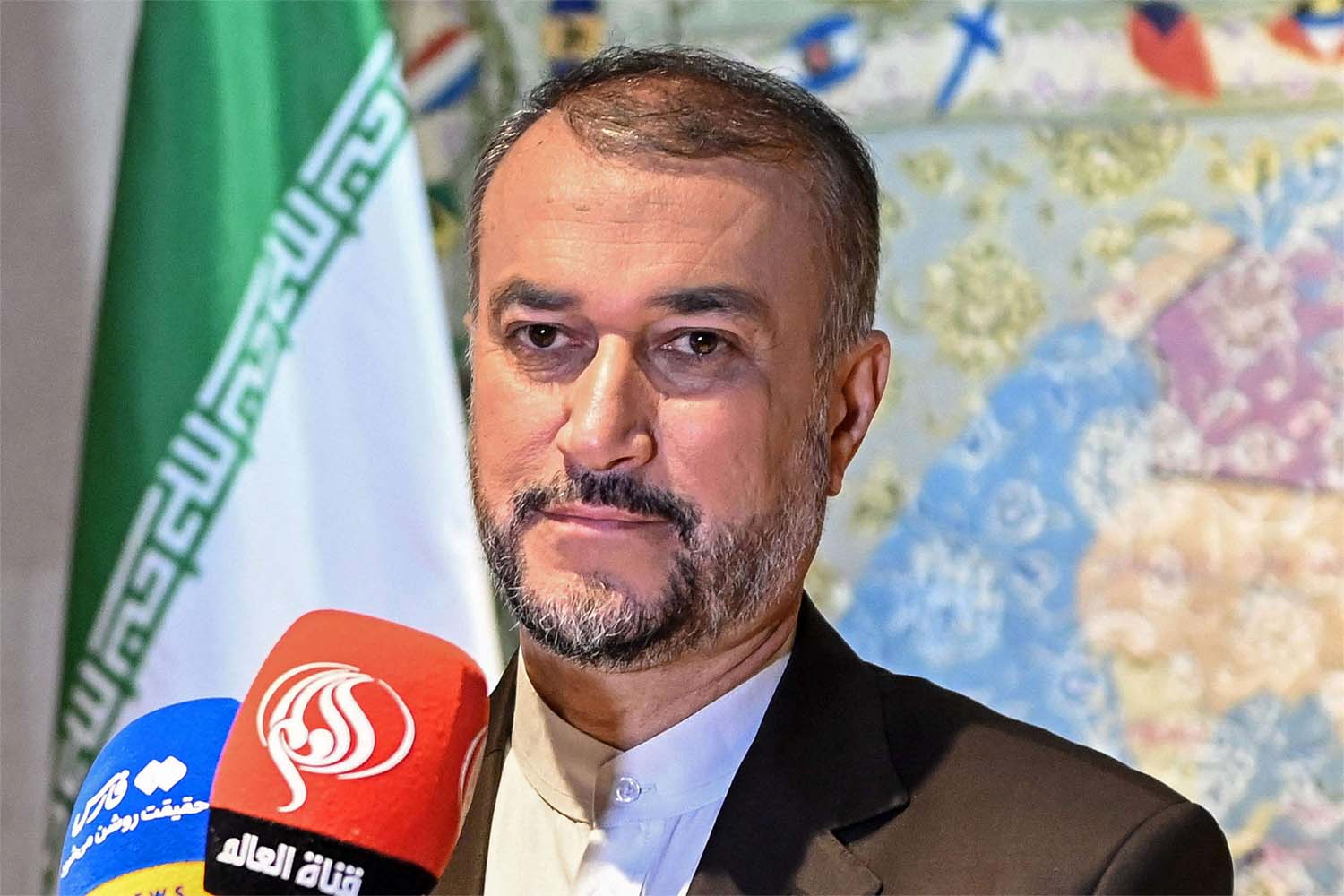 Iran's foreign minister Hossein Amirabdollahian 