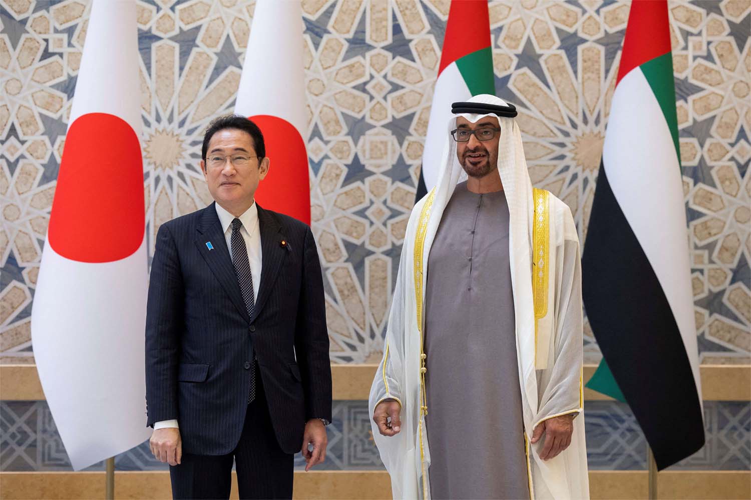 The two leaders adopted a joint statement on climate action