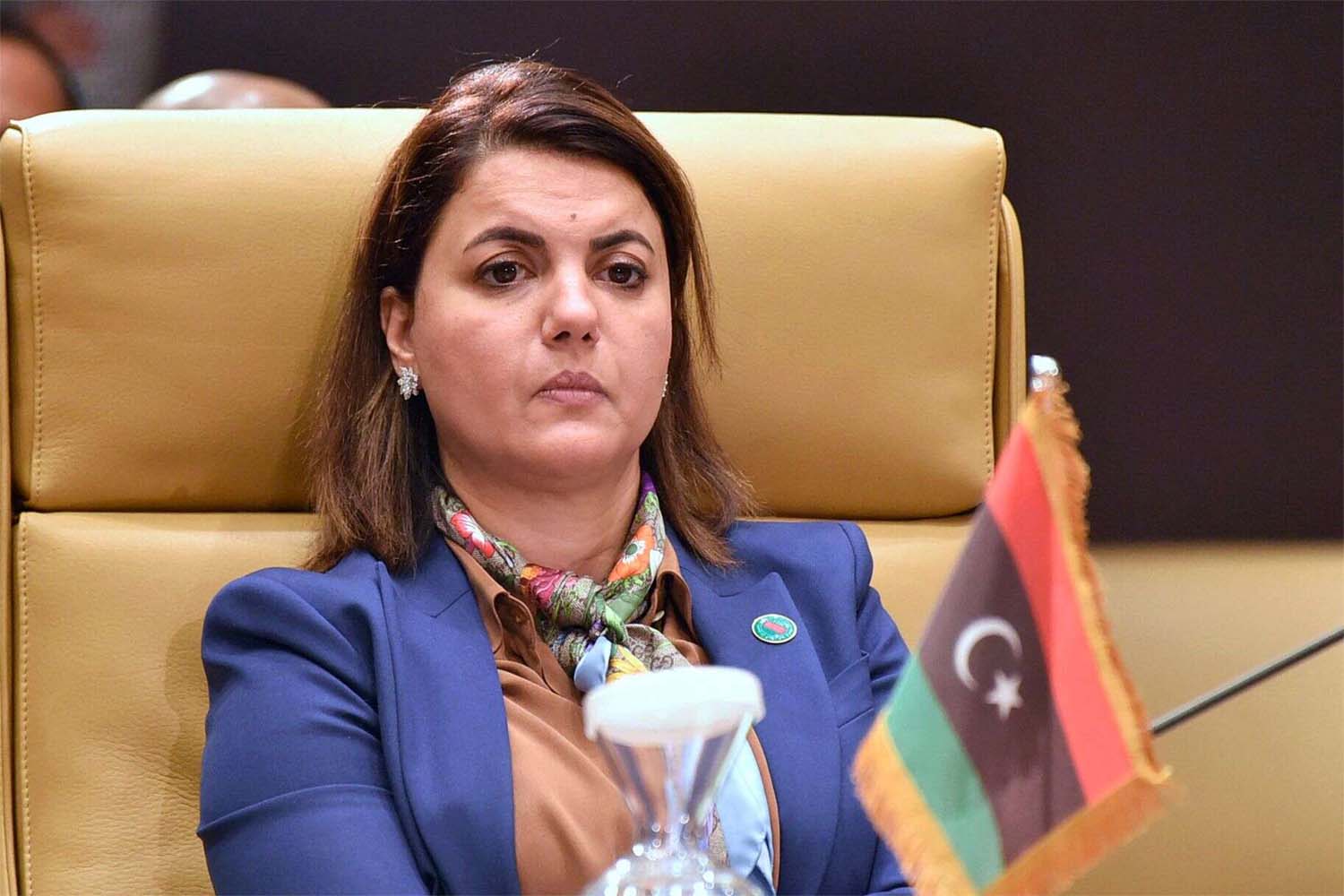 Libya's Foreign Minister Najla Mangoush