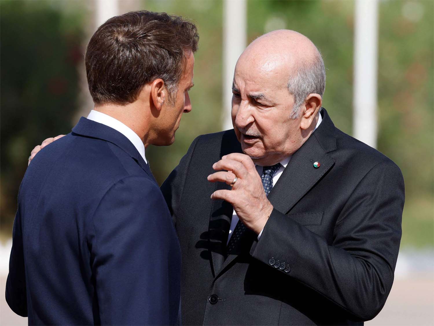 Tebboune with Macron