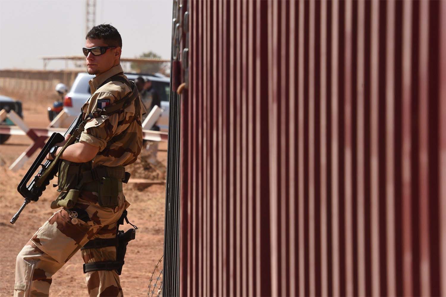 A French soldier in Niger