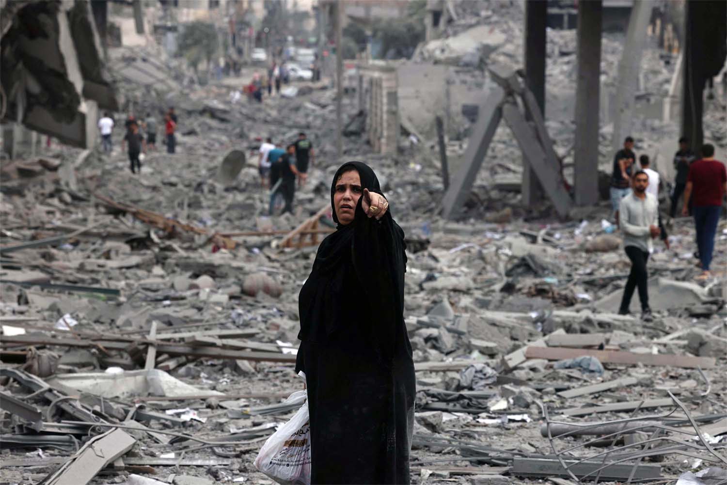 Gaza is being flattened by Israeli air strikes
