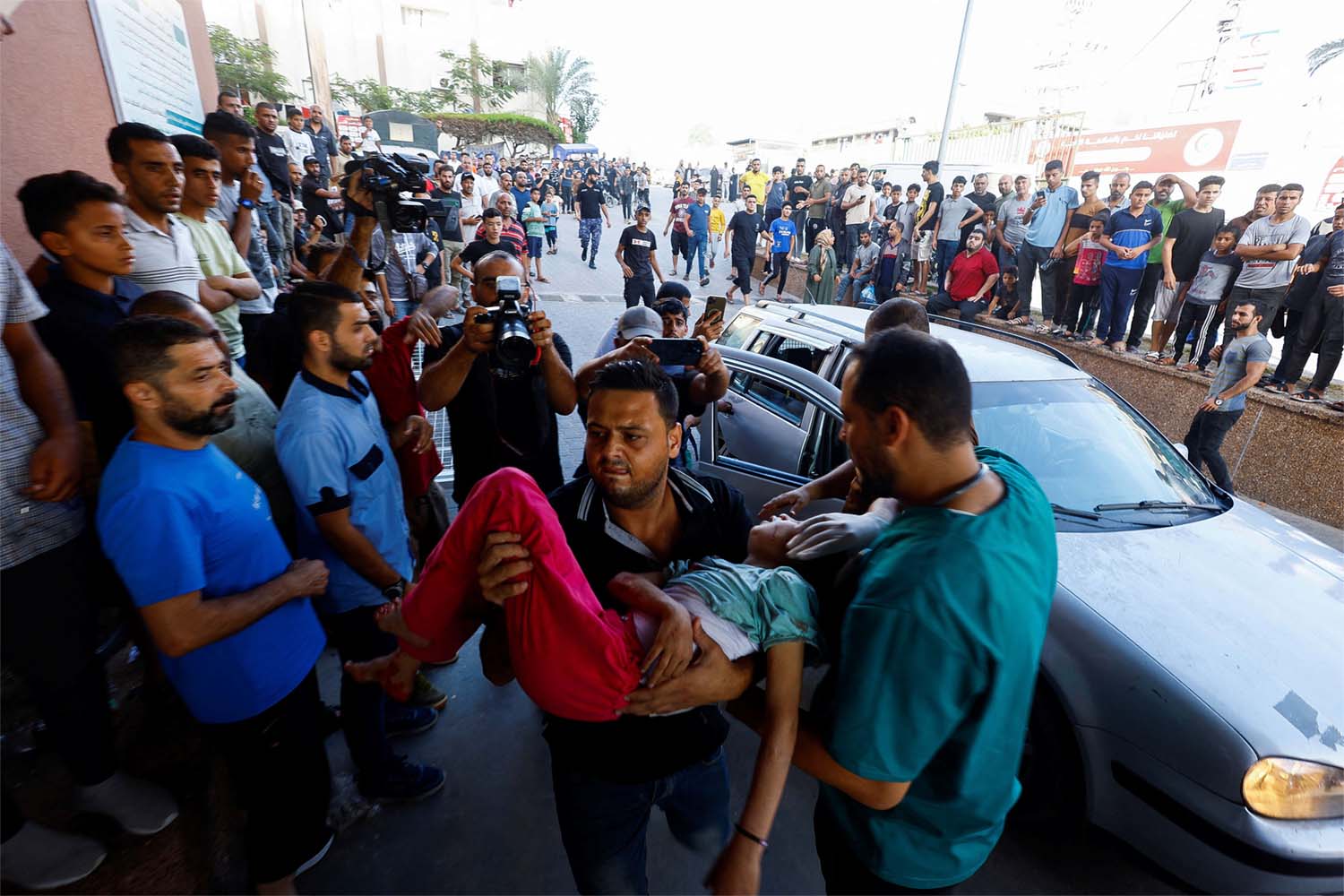 WAM reported the Palestinian children would "return home" after they had received medical care