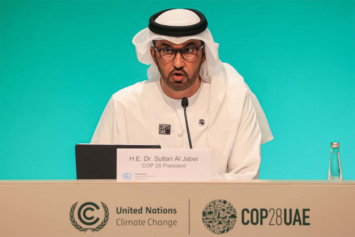 Al Jaber expressed his fury at press reports
