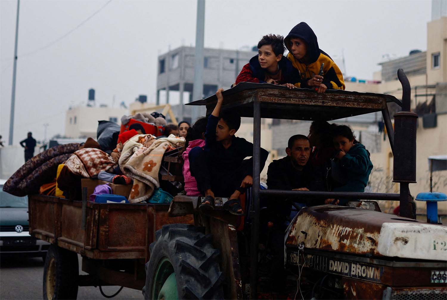 Gazans fleeing Khan Younis