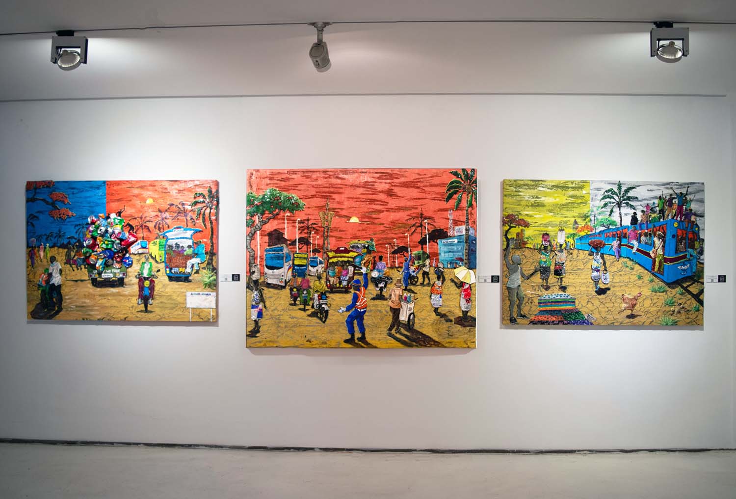 paintings of the collective exhibition