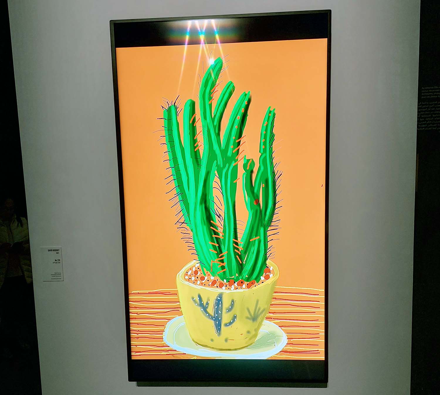 David Hockney's painting on the iPad