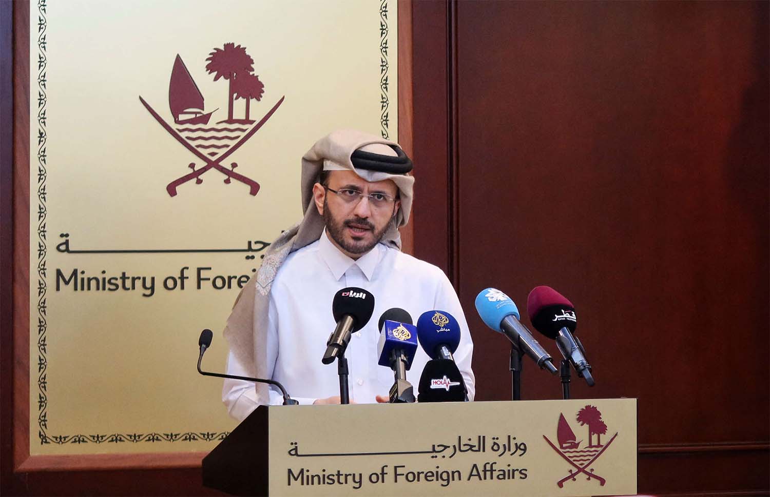 Qatar's foreign ministry spokesman Majed Al-Ansari