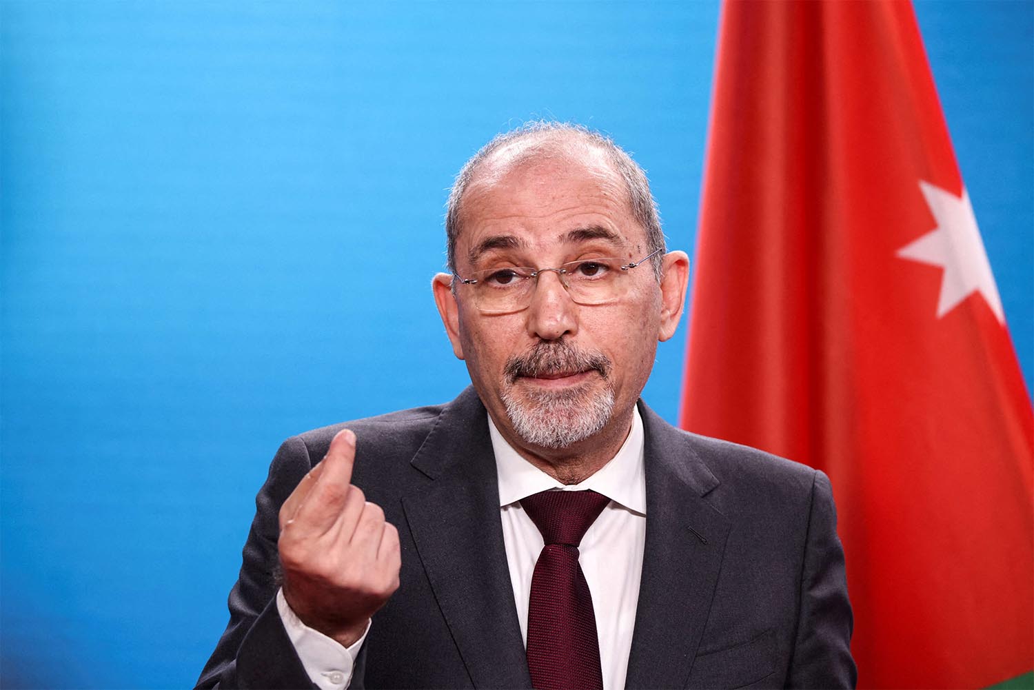 Jordan's Foreign Minister Ayman Safadi 