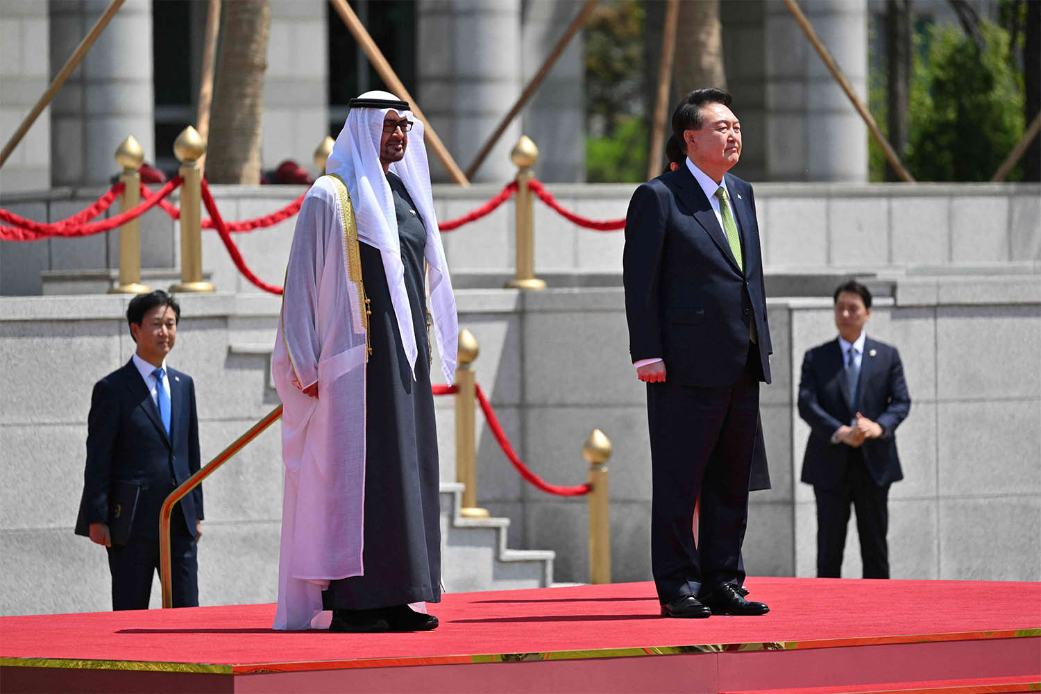 UAE and South Korean leaders