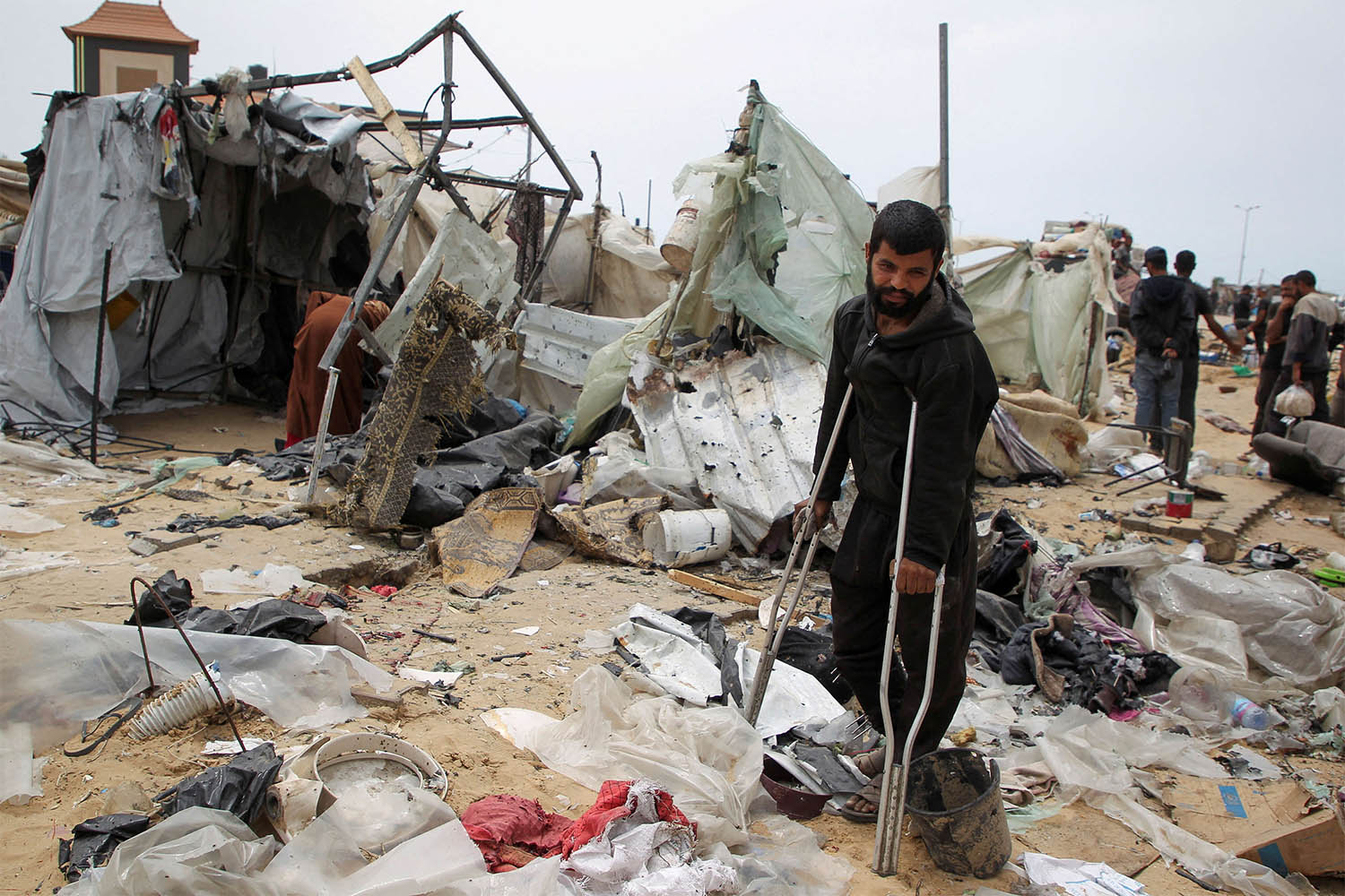 Nowhere is safe for displaced Palestinians 
