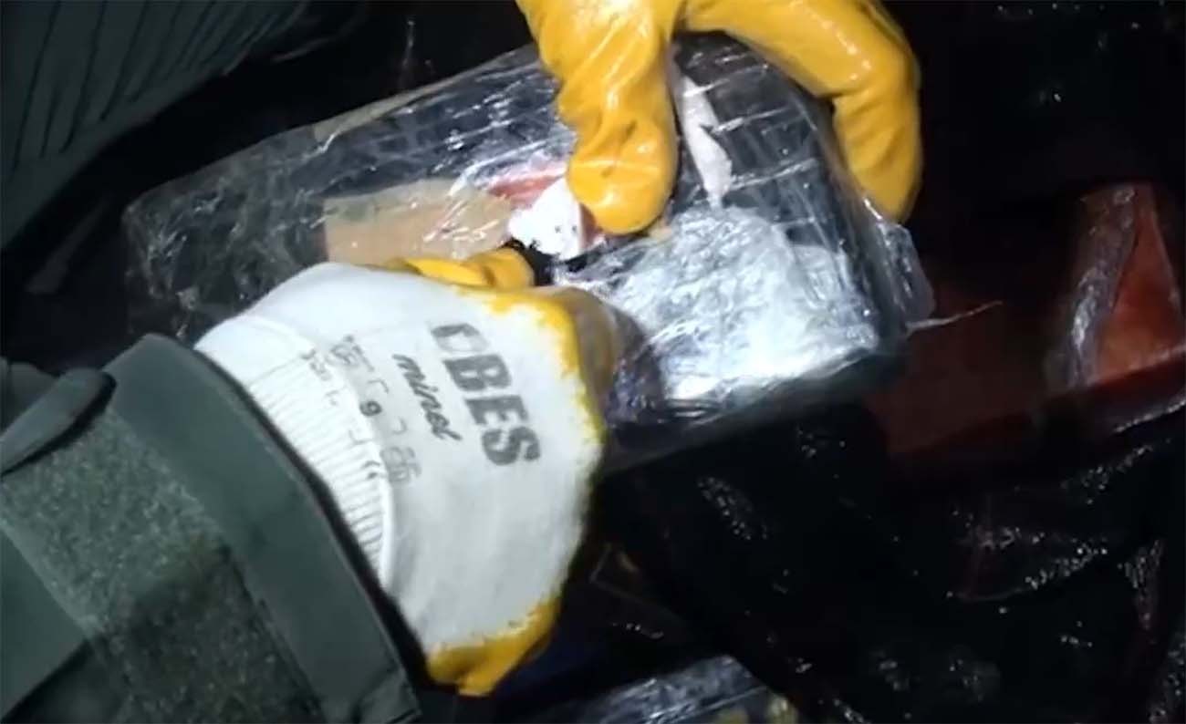 The cocaine was shipped from America and hidden in a container at the port of Gemlik