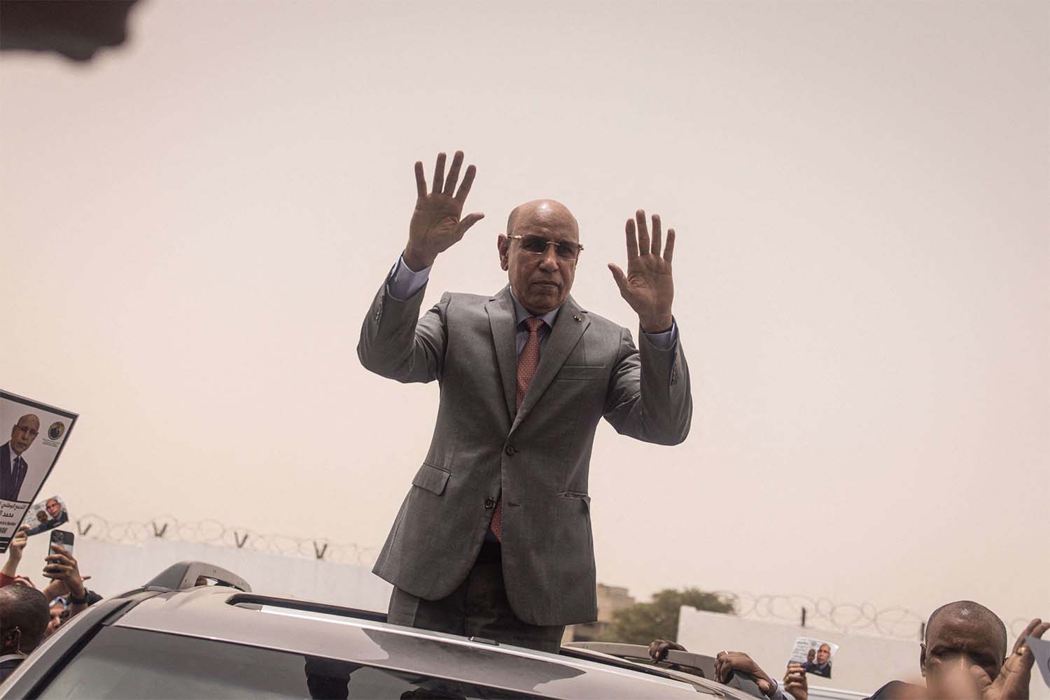 President Mohamed Ould Ghazouani won a second term