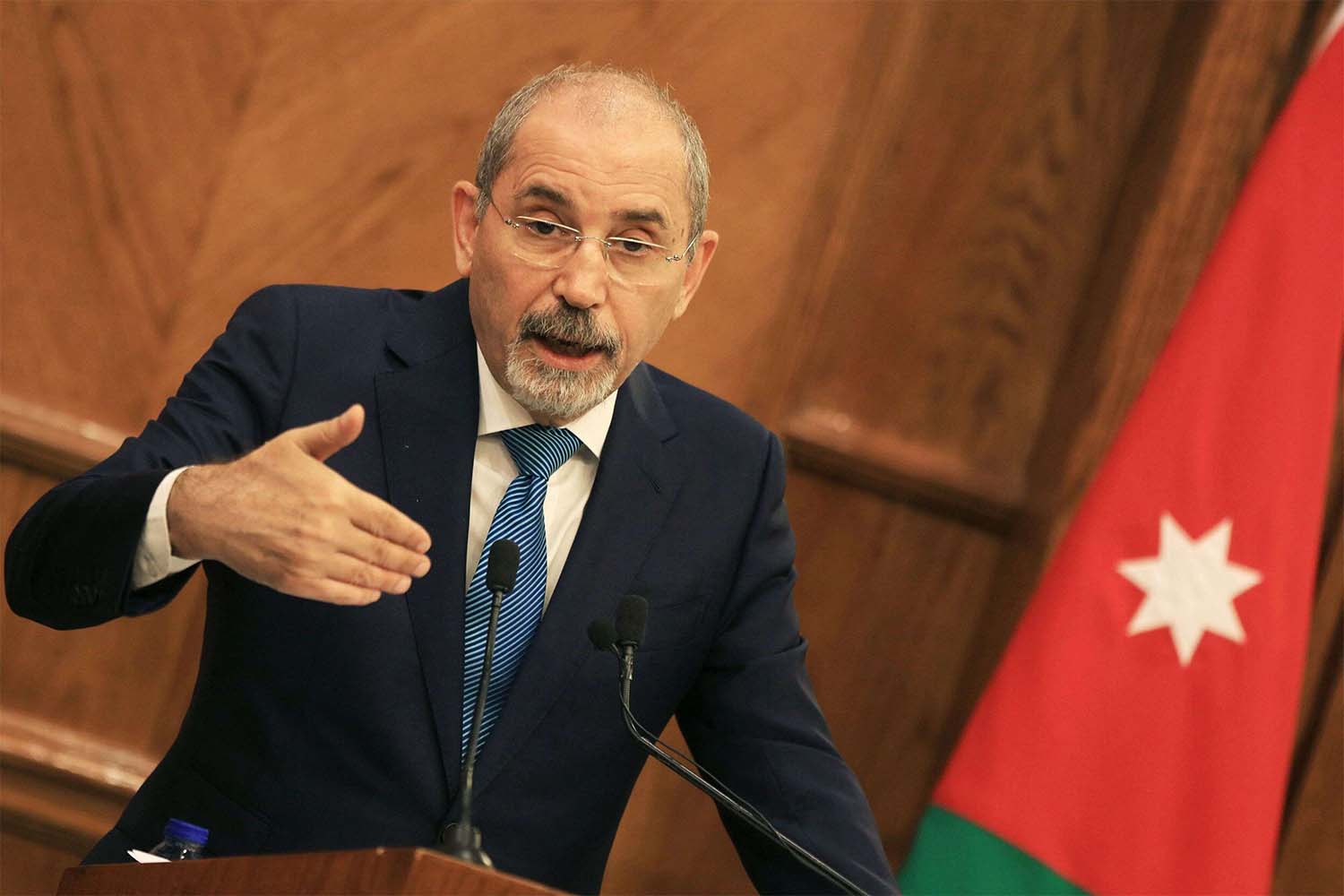 Jordan's Foreign Minister Ayman Safadi 