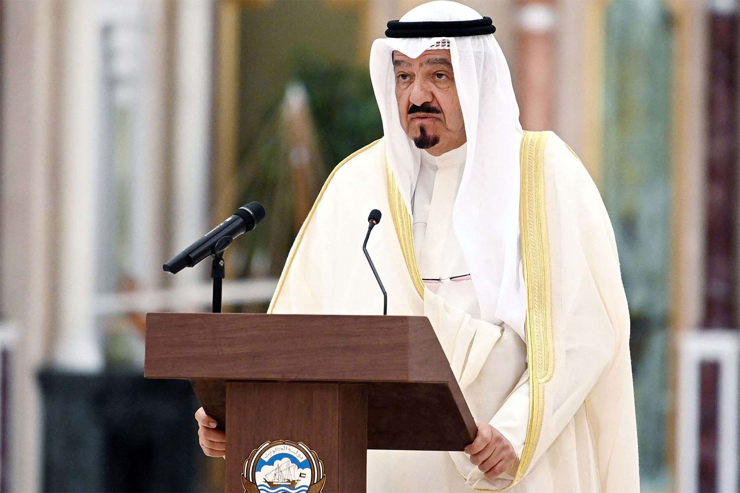 Kuwait's Prime Minister Sheikh Ahmad al-Abdullah al-Sabah 